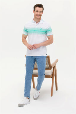 U. S. Polo Assn Мужская мятная футболка-поло - U.s. polo assn фото 11