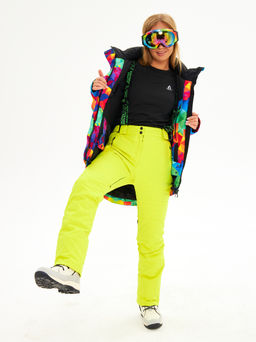 Женская горнолыжная сноубордическая куртка Alpha Endless Ultra Chaleur SNB 423/316_6 Разноцветный  фото 16