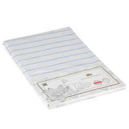 Скатерть 145х145см Марина Дор полоса, длина стола до 110см, на 4 персоны, рогожка, хлопок Премиум 186г/м2, упаковка классическая 28х41см, Домашняя мода (Россия)  фото 5