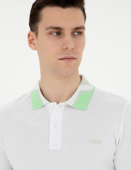 Beyaz Slim Fit Ti__rt