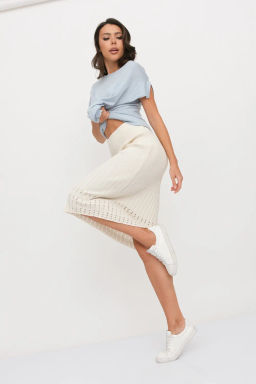 ЗЛАТА Юбка И 014 дл/льняной