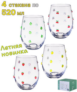 НАБОР СТАКАНОВ FRUITY ИЗ 4 ШТ. 520 МЛ - Lefard фото 14