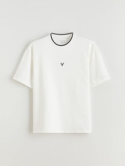 Bisiklet Yaka K?sa Kollu Erkek Sweatshirt