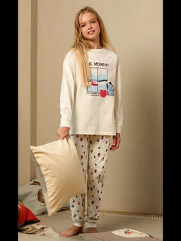 PELICAN, комплект для девочек, Молочный