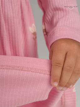 Платье Элла астра на пудре