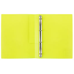 Expert Complete PRISMA NEON Папка на 4 О-кольцах A4 700 мкм 25 мм эффект 3D 4 шт. d - 17 мм желтый EC211400009