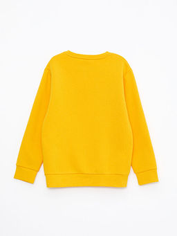 Bisiklet Yaka Nak??l? Uzun Kollu Erkek ?ocuk Sweatshirt - Waikiki фото 2