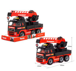 Автомобиль-кран с поворотной платформой "MAMMOET Volvo" (203-03, 57099) в сеточке 50*23*33,5см, Полесье