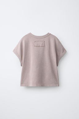 CONJUNTO CAMISETA Y PANTAL?N BALLOON EFECTO LAVADO / Rosa lavado - Zara фото 3