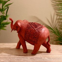 Сувенир «Слон резной», 20×8×16 см, дерево