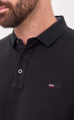 Поло д/р F421-07-7021 black - Fine joyce фото 3