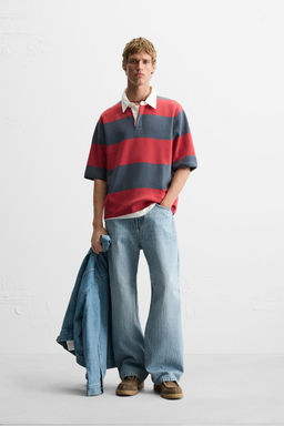 STRIPED KNIT POLO SHIRT - Zara фото 2