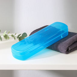 Цена за 2 шт. Футляр для зубной щётки и пасты, 21×6×3 см, МИКС