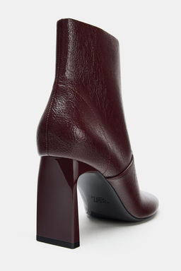 HIGH-HEEL ANKLE BOOTS - Zara фото 7