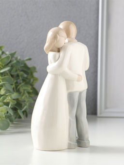 Сувенир керамика "Влюблённая пара. Близость" 8х5,5х17 см