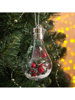 Ёлочный шар Ягоды, 5 LED, от батареек, свечение белое - Luazon lighting фото 10