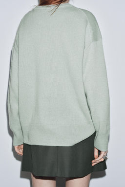 100% CASHMERE OVERSIZE SWEATER - Zara фото 2