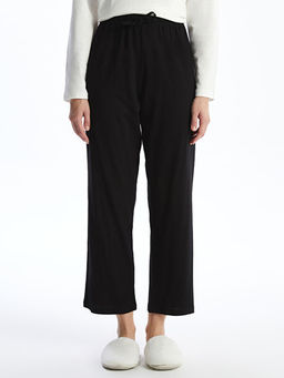 B?y?k Beden Beli Lastikli Kad?n Pijama Alt