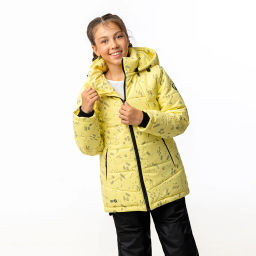 RODOS Куртка для девочки мембрана зима М-283 (Куртка) Жёлтый