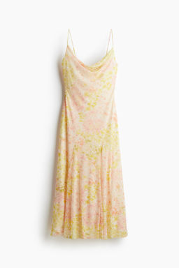 Vestido de malla con tirantes espagueti