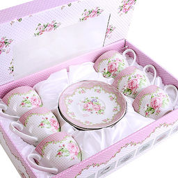 25926 Чайный сервиз 12пр 220мл ЦВЕТЫ LR (х6) - Mayer&boch фото 4