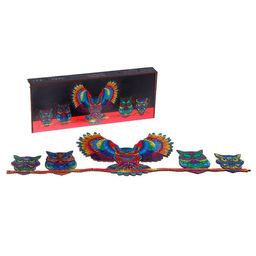 Пазл деревянный фигурный Хранители ночи, 5 в 1