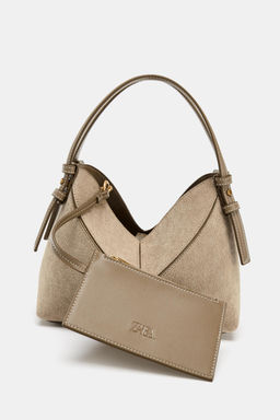 TOPSTITCH MINI TOTE BAG - Zara фото 16