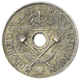 1 шиллинг 1938 года Британская Новая Гвинея