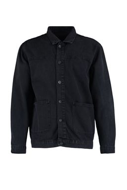 TRENDYOL MAN Siyah Regular Fit Denim Kot Ceket TMNAW23CE00011 - Trendyolmilla фото 6