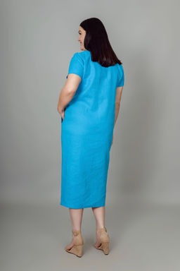 Платье 100% лен