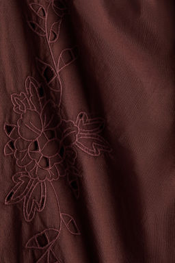 Pantal?n con bordado ingl?s y lazadas decorativas - H&m фото 4
