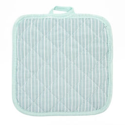 Кухонный набор Полосы фартук 60х70см, прихватка 20х20см, варежка 12х15см, цвет зеленый, 50%п/э, 50%хл - Доляна фото 5