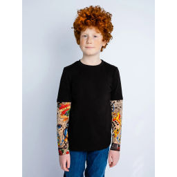 Джемпер с тату кулирка 1539100101 - Youlala фото 12