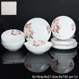 Столовый набор 19 предметов / 19/758578/XN (6916) /уп 2/ серия Чайная роза - Галеонтрейд фото 25