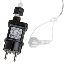 ULD-B25006-440/TTK WARMWHITE-WHITE IP44 Бахрома светодиодная с эффектом мерцания, 25м. Соединяемая. 440 светодиодов. Теплый белый и белый свет. Провод прозрачный. ТМ Uniel