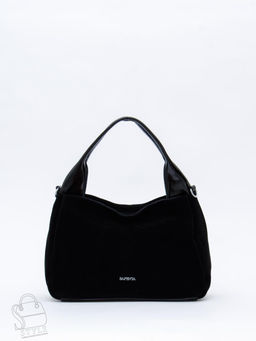 Сумка женская кожаная 92107MSS black Velina Fabbiano-Safenta