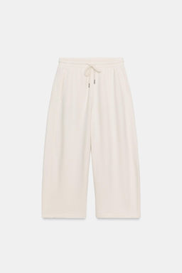 PANTAL?N CULOTTE ALGOD?N / Crudo - Zara фото 4