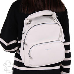 Рюкзак женский 670070-1 white  Velina Fabbiano-Safenta/30  в Новосибирске
