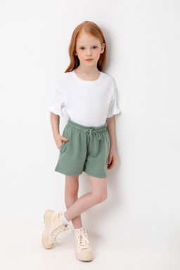К 400548/весенний зеленый шорты для дев