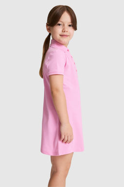 K_z _ocuk Pembe _rme Elbise