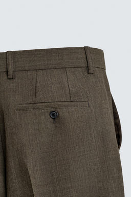 PANTAL?N REGULAR FIT 100% LANA / Vis?n - Zara фото 10