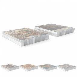 Цена за 5 шт. Тетрадь общая ученическая ErichKrause Newgypt, 48 листов, клетка, матовая ламинация+выборочный УФ-лак_MIX-PACK фото 9