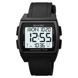 Часы наручные Skmei мужские электронные спортивные 2453black-white