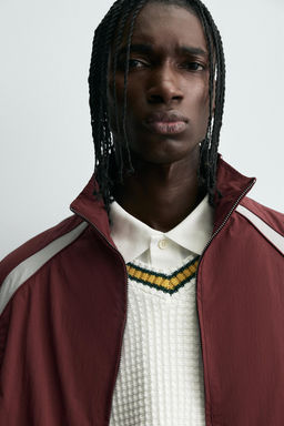CONTRAST COLOUR BLOCK TECHNICAL JACKET