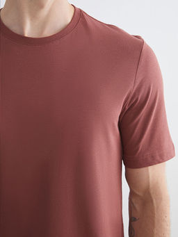 Bisiklet Yaka Penye Erkek Ti??rt