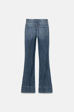 Z1975 MID-WAIST FLARE SEAM JEANS - Zara фото 8