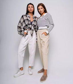 Брюки #КТ7А302, светло-бежевый - Dommod фото 2