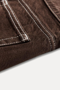 ZW COLLECTION BALLOON MID-WAIST JEANS - Zara фото 10