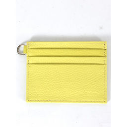 Визитница-кардхолдер Croco-ВК-215 н/к, 1отд, 3карм, желтый флотер (102) 263558  фото 2
