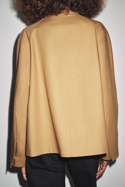 ZW COLLECTION MINIMAL SHORT TRENCH COAT